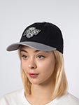 Бейсболка AMERICAN NEEDLE арт. 40742C-LAK Los Angeles Kings Blue Line NHL (черный / светло-серый)